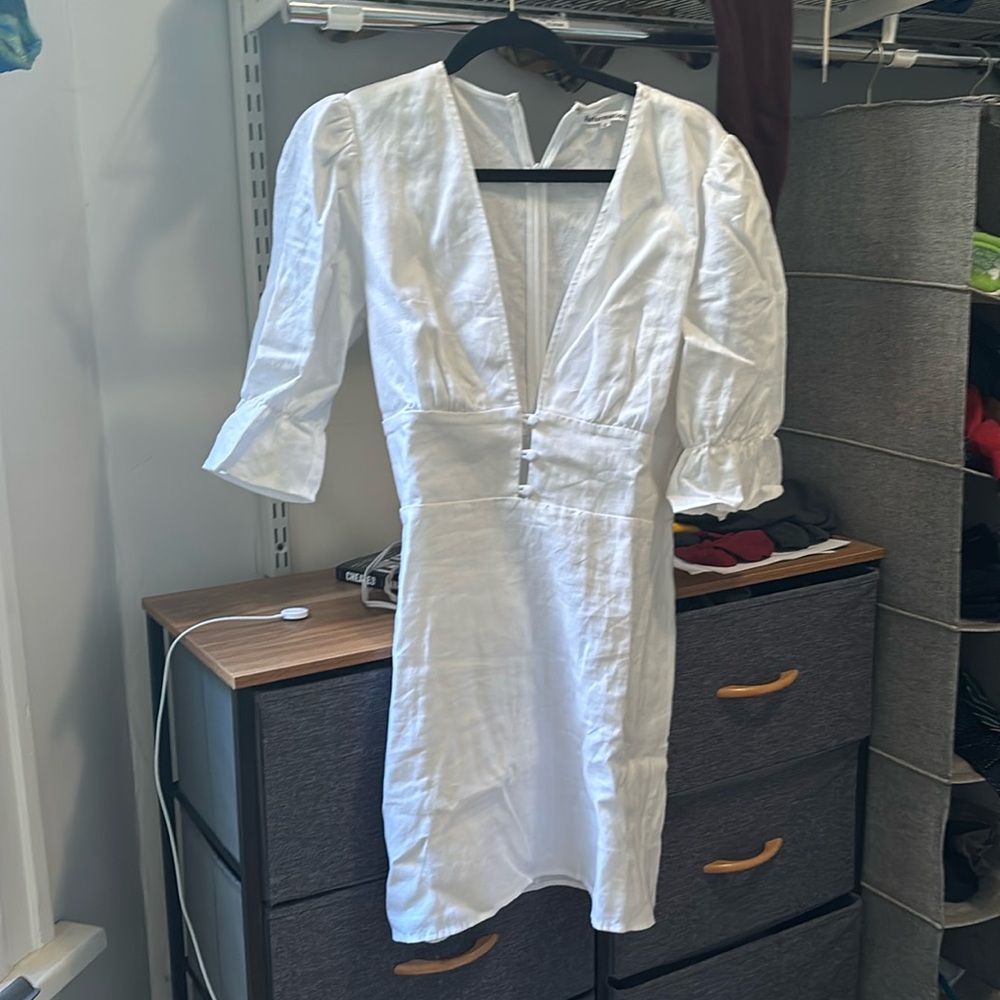 Reformation Simi Linen Dress